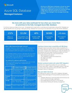 Mehr über den Artikel erfahren Azure SQL Database Managed Instance