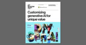 Mehr über den Artikel erfahren Customizing generative AI for unique value