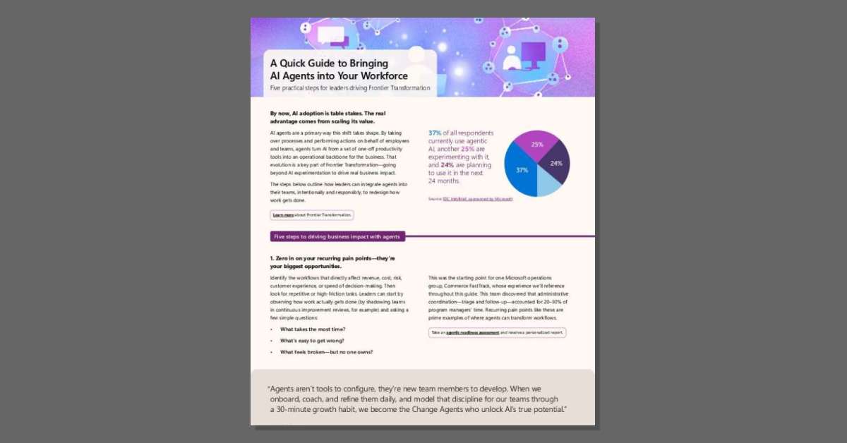 Du betrachtest gerade A Quick Guide to Bringing AI Agents into Your Workforce